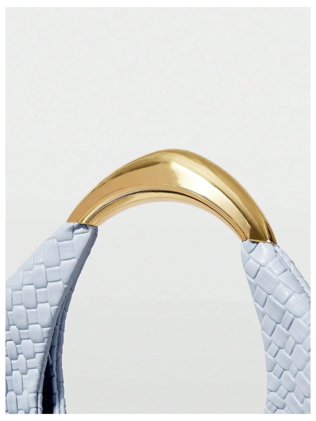 Blue Crescent Clutch
