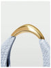 Blue Crescent Clutch