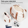 Coolife 3-Piece Hardside Luggage Set {White}