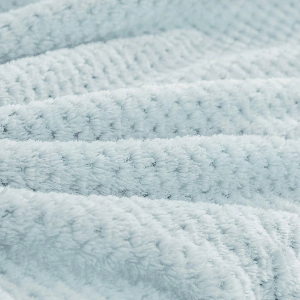 Blue Travel Blanket with Bag