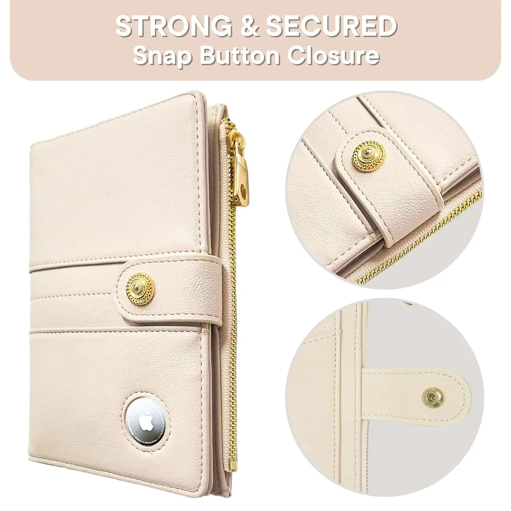 Airtag Passport Holder {Ivory}