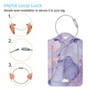 Lilac Marble Luggage Tags