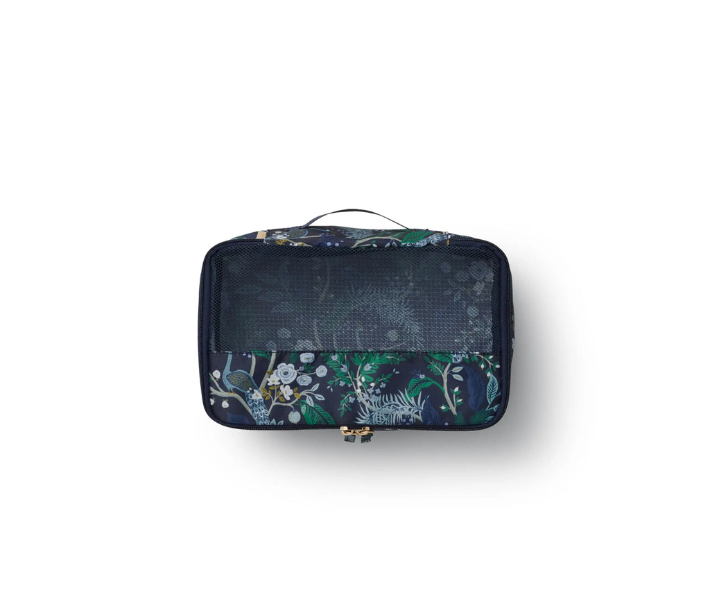Rifle Paper Co. 3-Piece Packing Cube Set {Peacock}