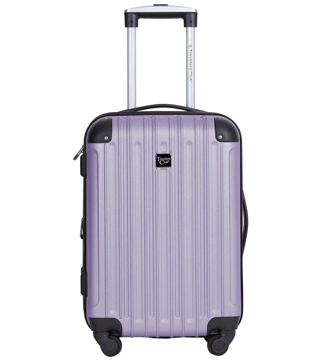Travelers Club Midtown Hardside 4-Piece Luggage Set {Lilac}