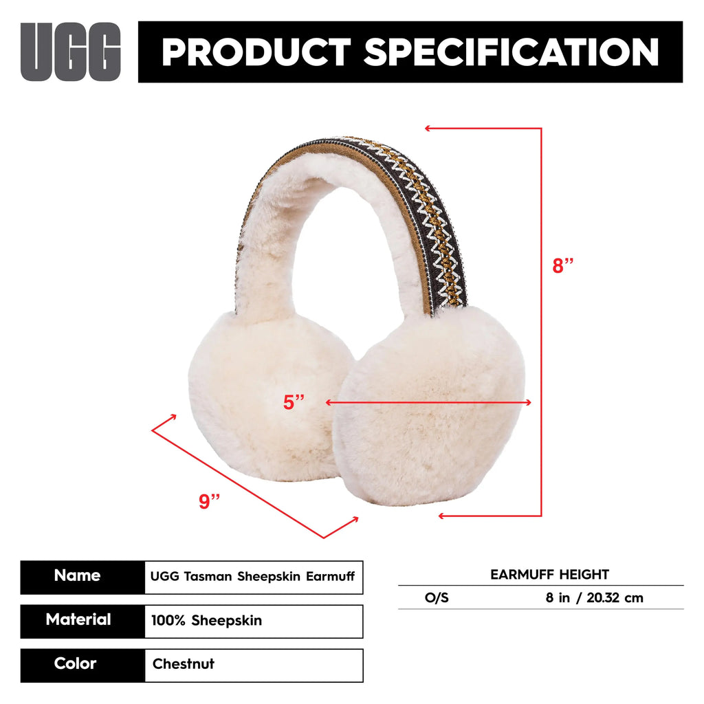 UGG Sheepskin Earmuffs (Chestnut)