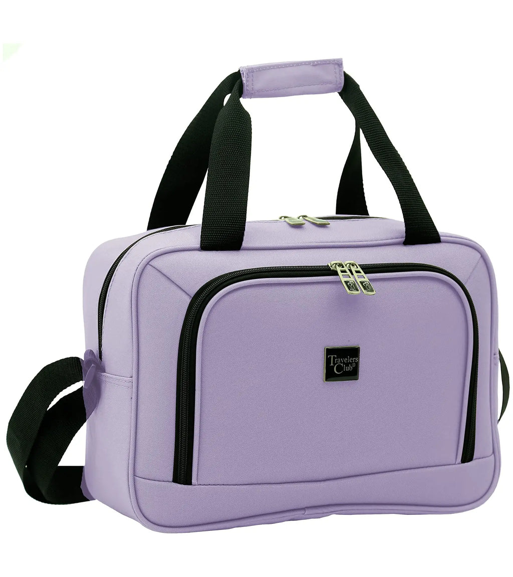 Travelers Club Midtown Hardside 4-Piece Luggage Set {Lilac}