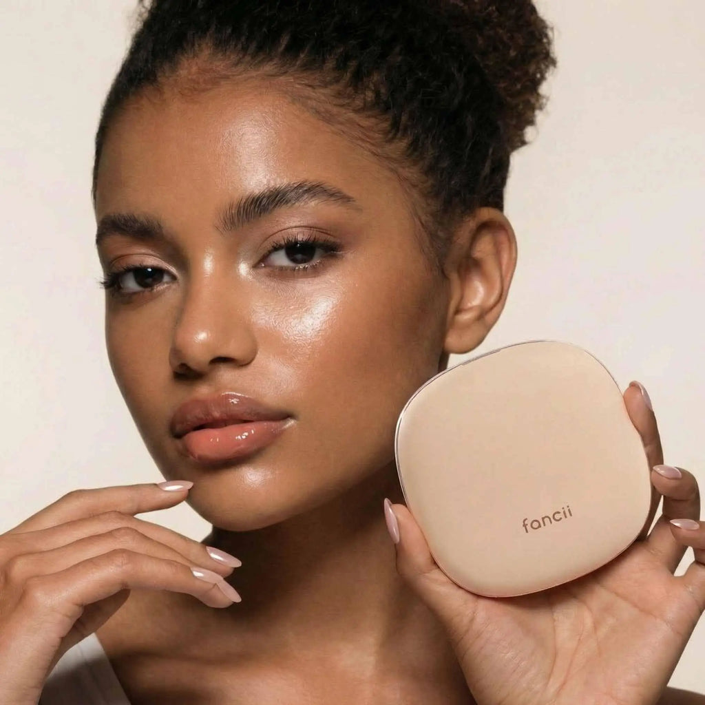 Champagne Cream Compact Travel Mirror