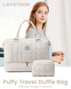 Lovevook Puffer Weekend Bag (Beige)