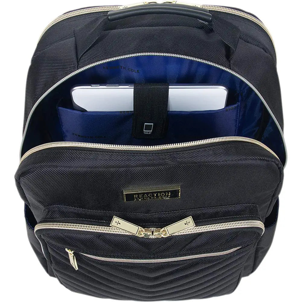 Kenneth Cole Reaction Chelsea Chevron Backpack {Navy}