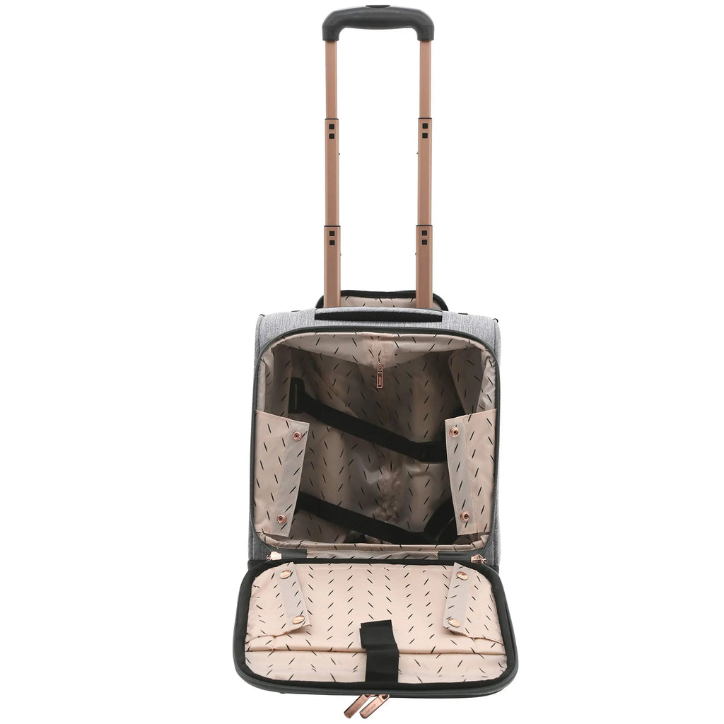 Kensie Hudson Luggage Set (Heather Gray)