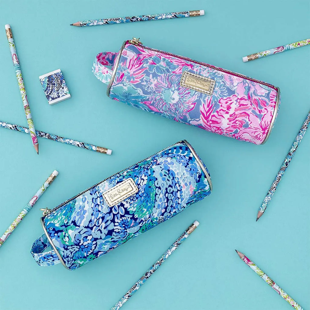 Lilly Pulitzer Blue Travel Bag {Wave After Wave}