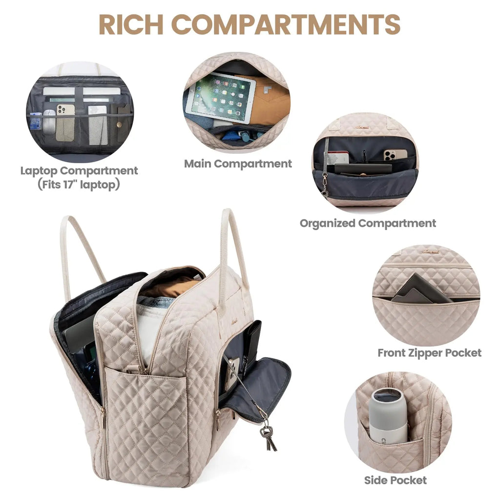LOVEVOOK Travel Duffle Bag 3-Piece Gift Set