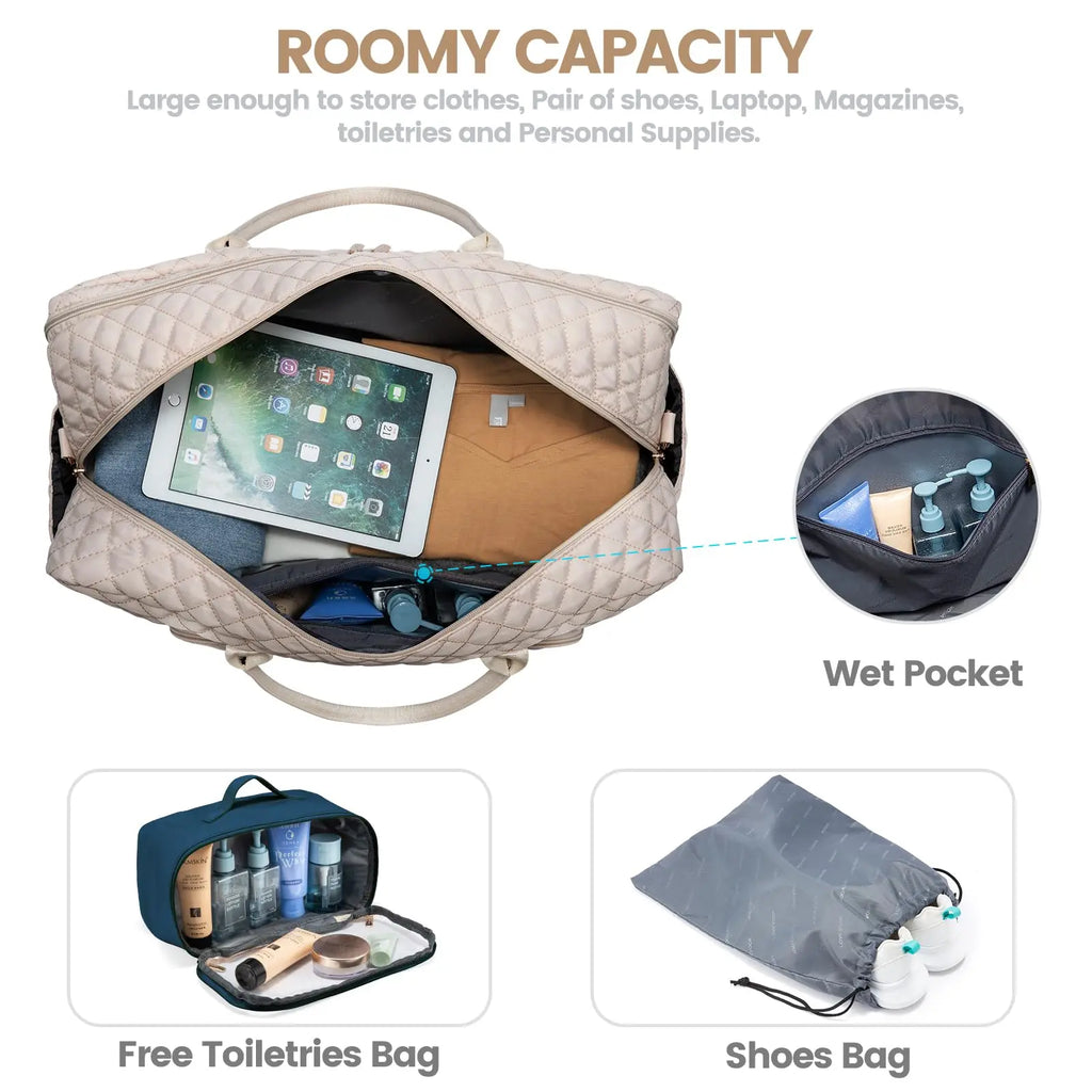 LOVEVOOK Travel Duffle Bag 3-Piece Gift Set