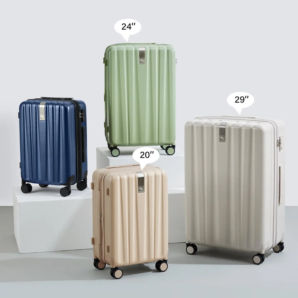 Hanke Expandable Hardshell 3-Piece Luggage Set (Cuba Sand)