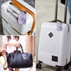 Lilac Marble Luggage Tags