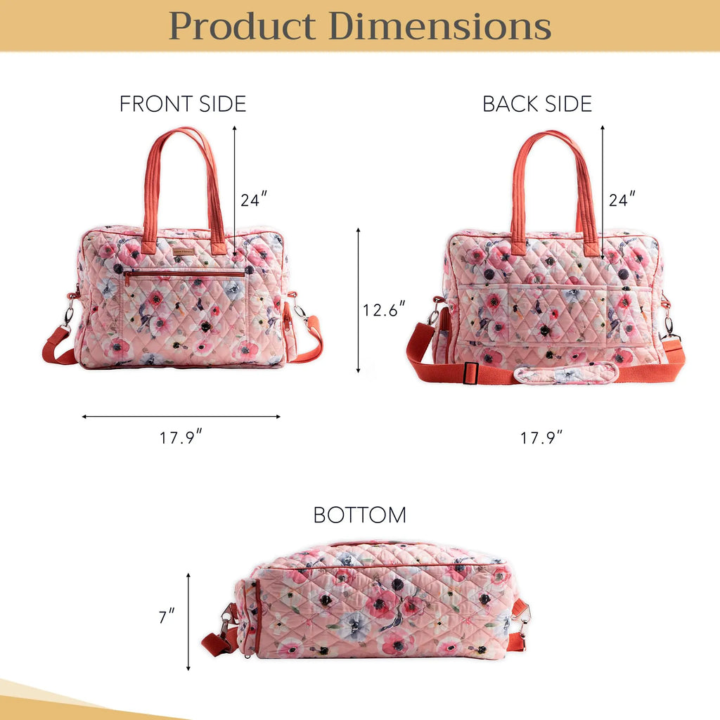 Maison d' Hermine Weekend Bag (Romantic Poppy)