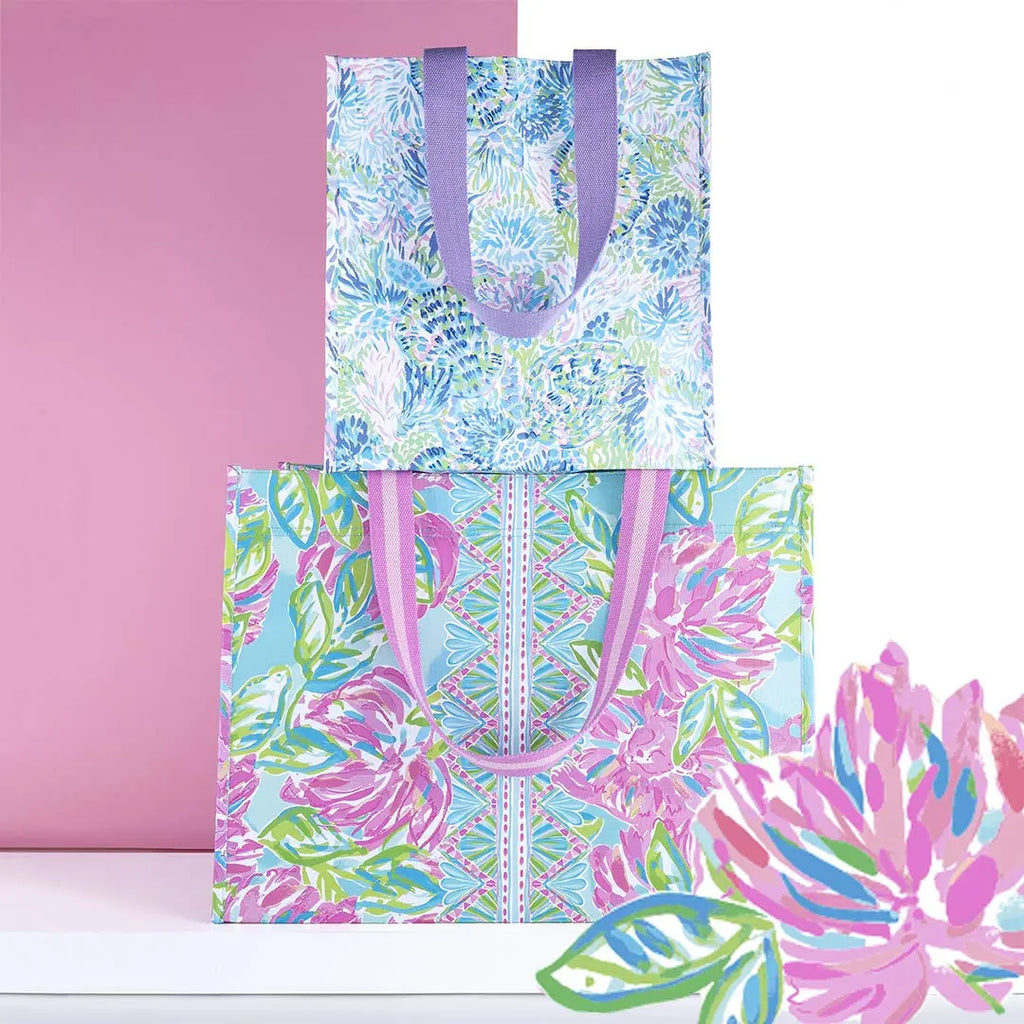 Lilly Pulitzer XL Market Shopping Tote {Totally Blossom}