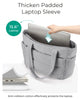 Light Gray Puffy Tote Bag