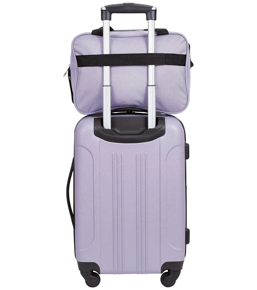 Travelers Club Midtown Hardside 4-Piece Luggage Set {Lilac}