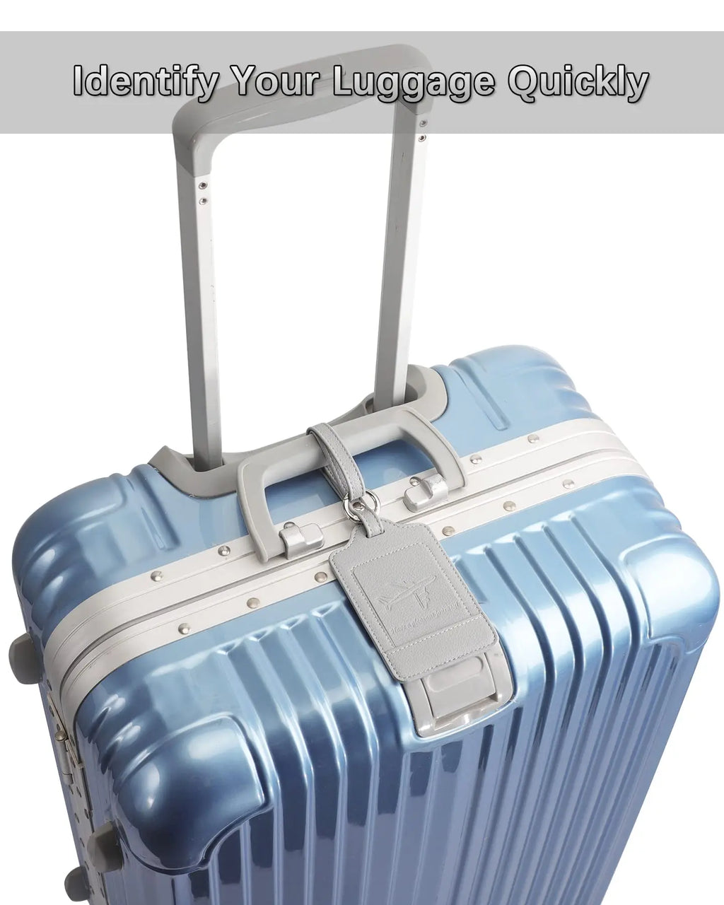 Gray Luggage Tags