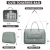 Dark Green Travel Tote Set