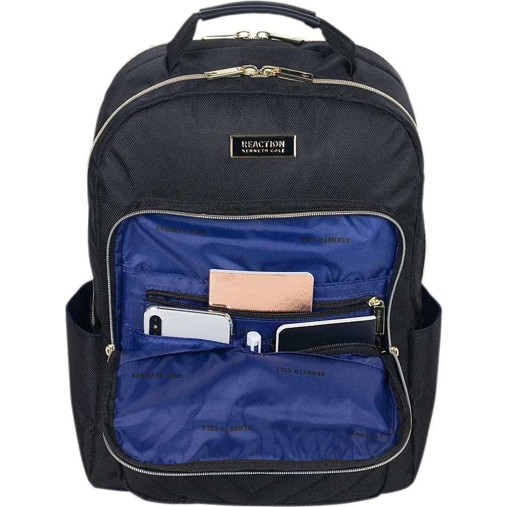 Kenneth Cole Reaction Chelsea Chevron Backpack {Navy}