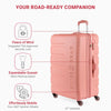 SwissGear 7366 Hardside 3-Piece Luggage Set (Coral Almond)