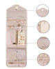 Beige Jewelry Travel Case