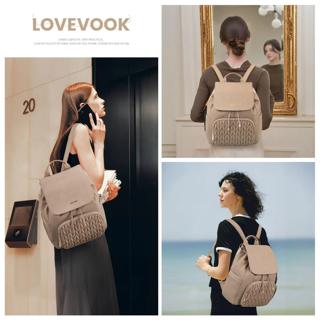Small Travel Backpack {Coffee}