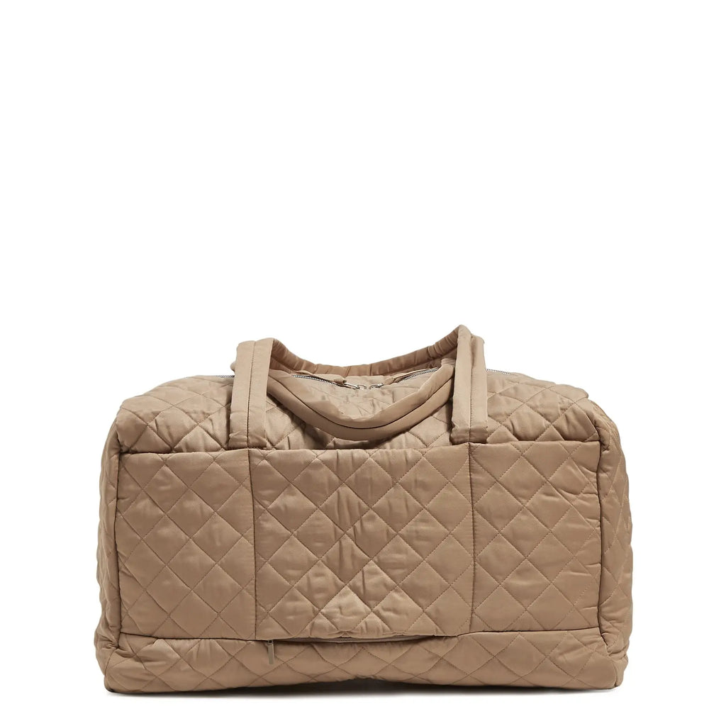 Vera Bradley Twill Large Travel Duffle Bag {Meadowlark Tan}