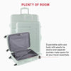 SwissGear 7366 Hardside 3-Piece Luggage Set (Clearly Aqua)