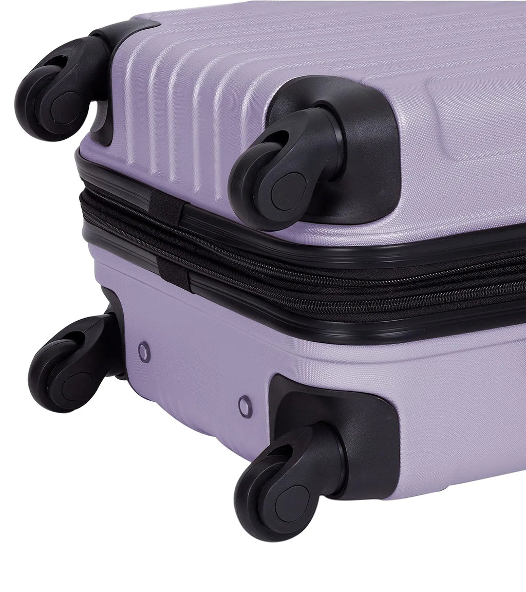 Travelers Club Midtown Hardside 4-Piece Luggage Set {Lilac}