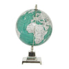 Teal Aluminum Globe, 12"