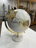 Spinning Small Decorative Globe, Pink/Gold, 11"