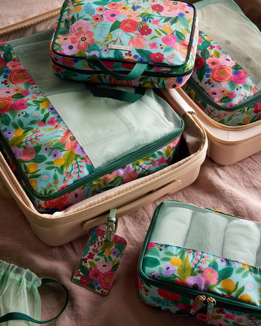 Rifle Paper Co. 3-Piece Packing Cube {Garden Party}
