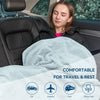 Blue Travel Blanket with Bag