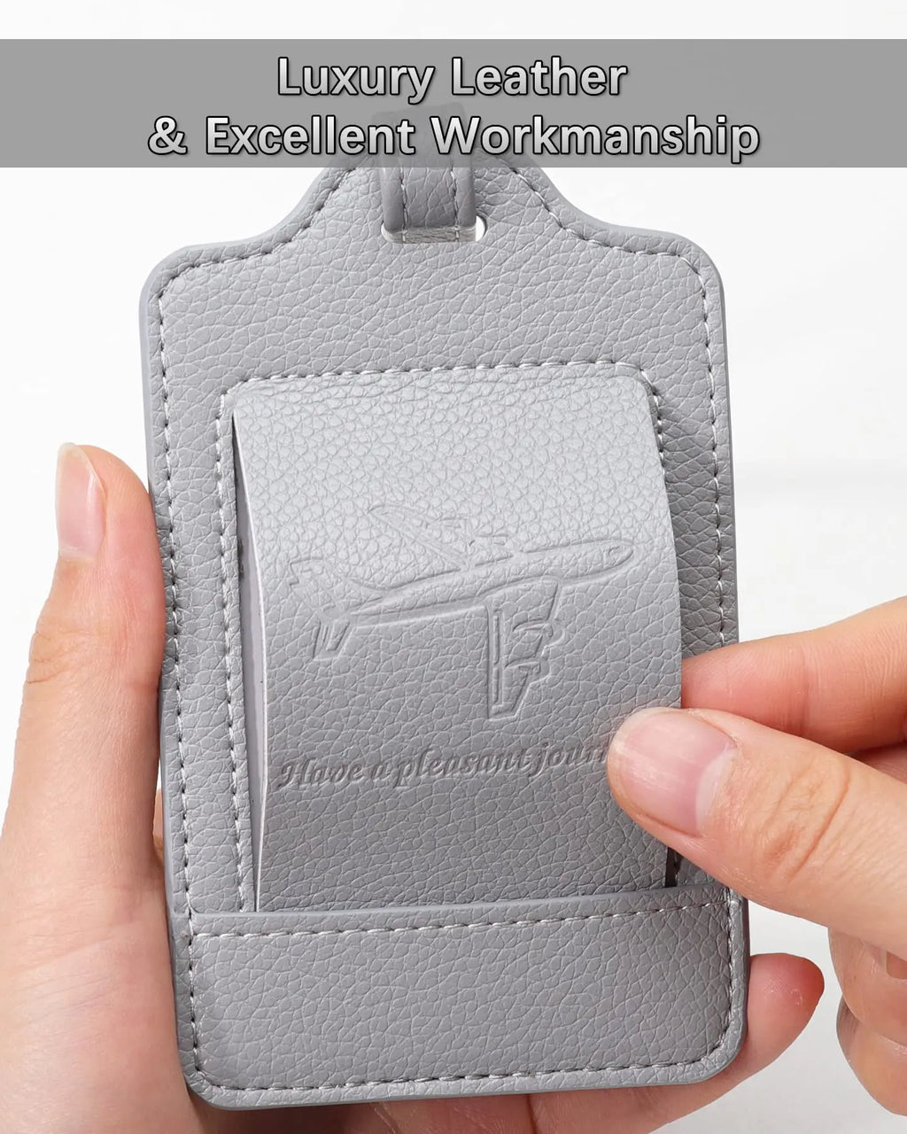 Gray Luggage Tags