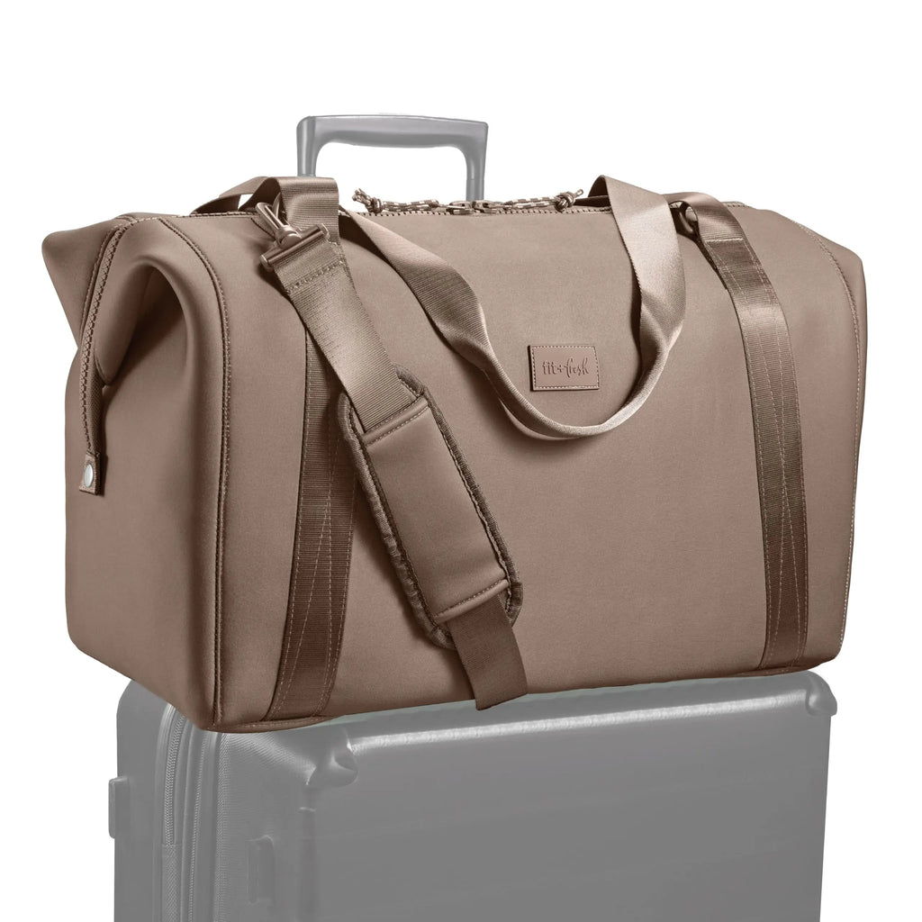 Fit & Fresh Neoprene Weekender Duffel Bag {Taupe}