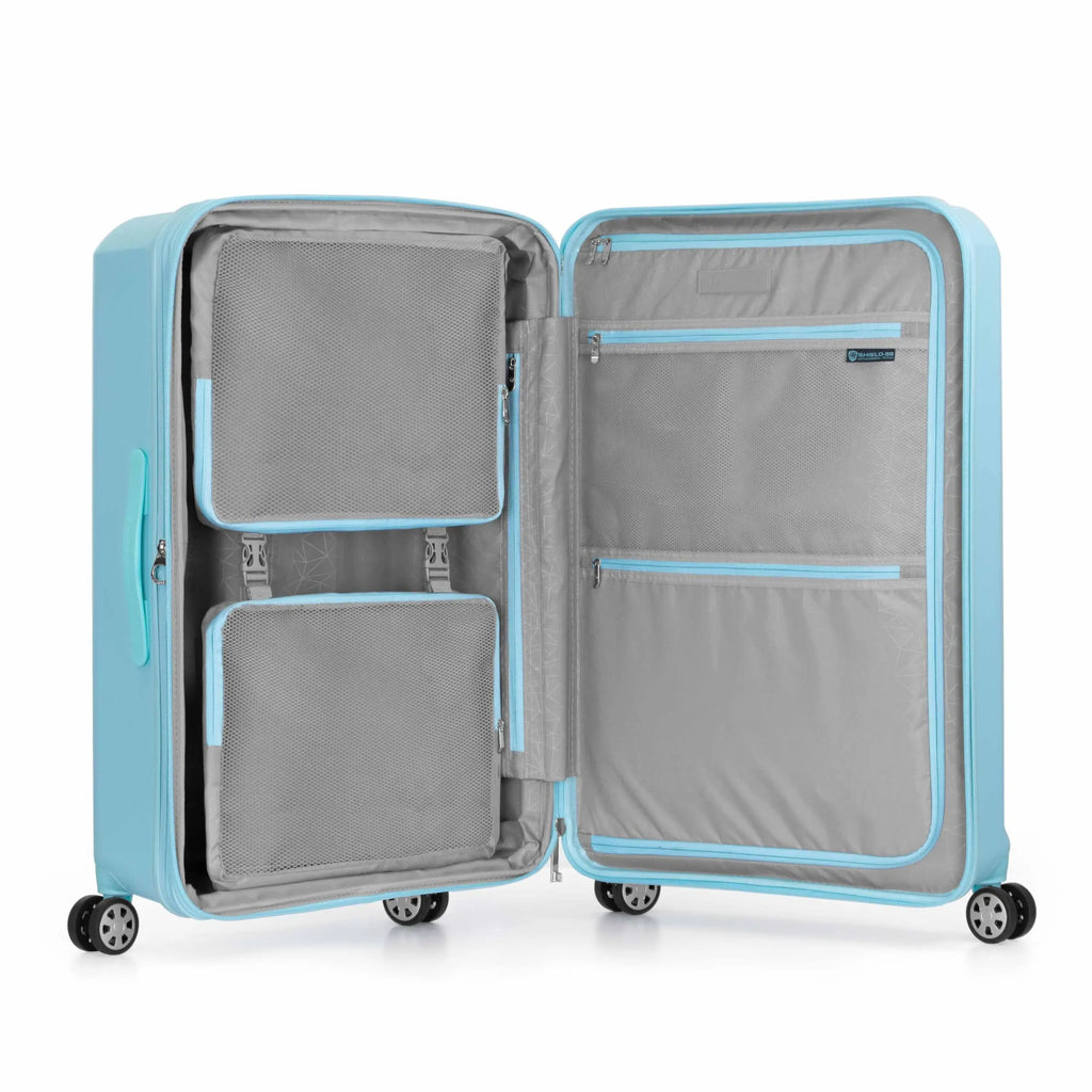 Traveler's Choice Pagosa 3-Piece Luggage Set (Baby Blue)