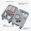Traveler's Choice Pagosa 3-Piece Luggage Set (Baby Blue)