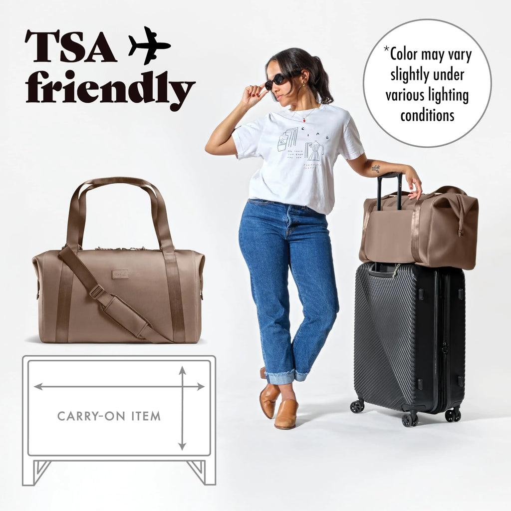 Fit & Fresh Neoprene Weekender Duffel Bag {Taupe}