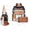 Convertible Backpack Purse with Wristlet