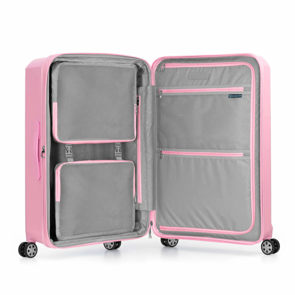 Traveler's Choice Pagosa 3-Piece Luggage Set (Pink)