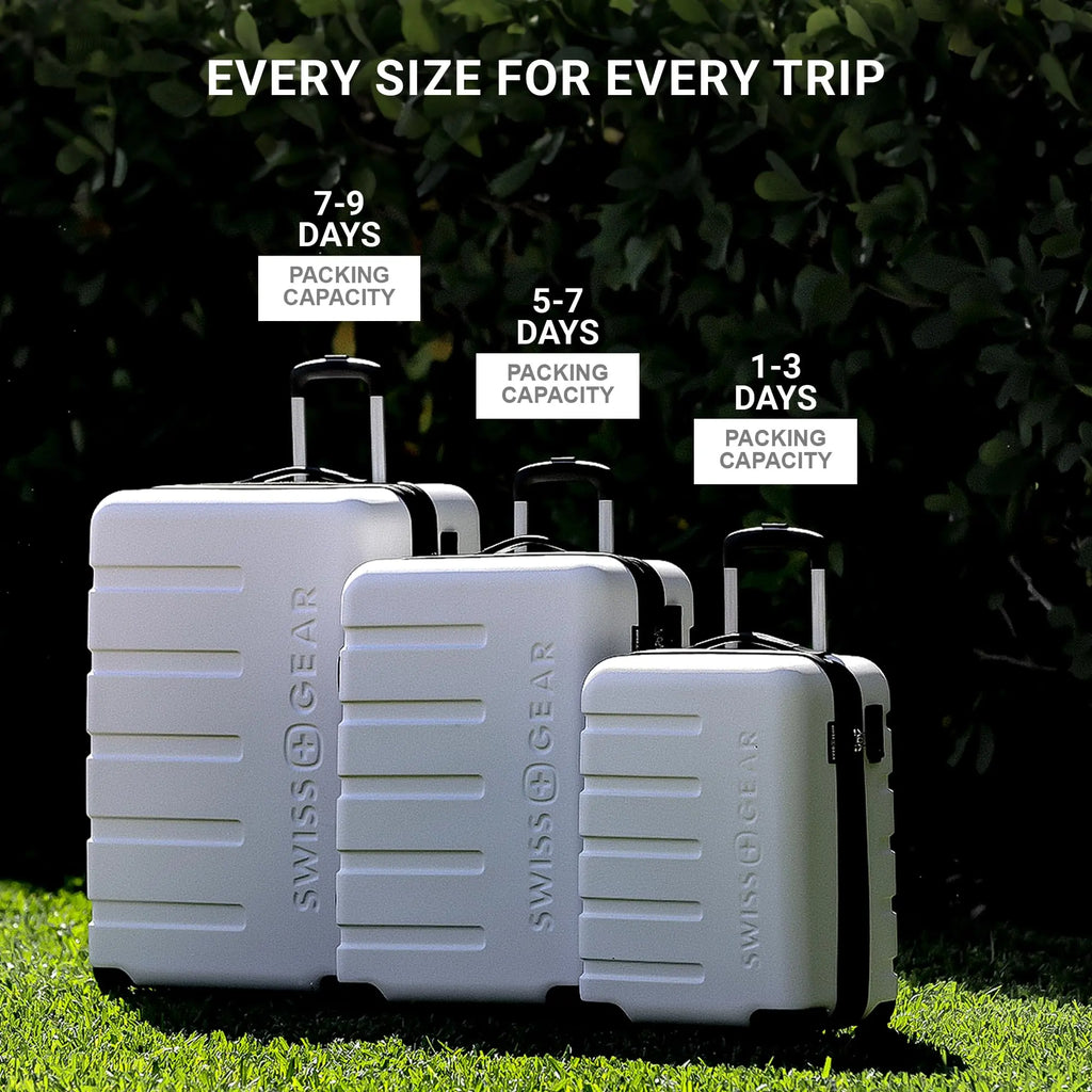 SwissGear 7366 Hardside 3-Piece Luggage Set (Coral Almond)