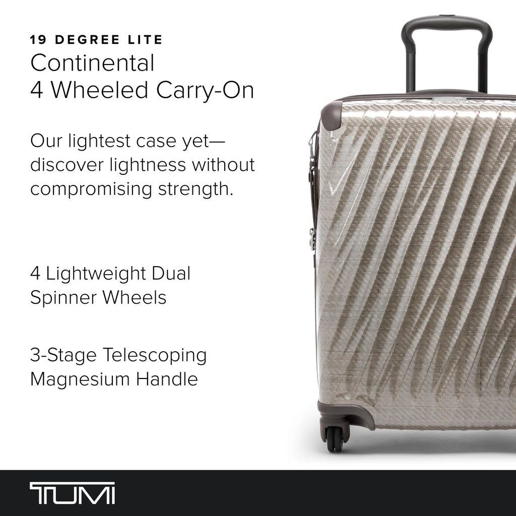 TUMI 19 Degree Lite Hard Shell Continental Carry-On {Titanium Grey}
