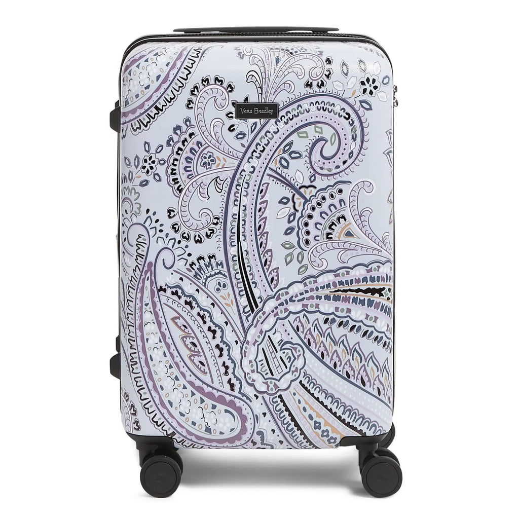 Vera Bradley Hardside Rolling Suitcase 22" Carry-On {Soft Sky Paisley}