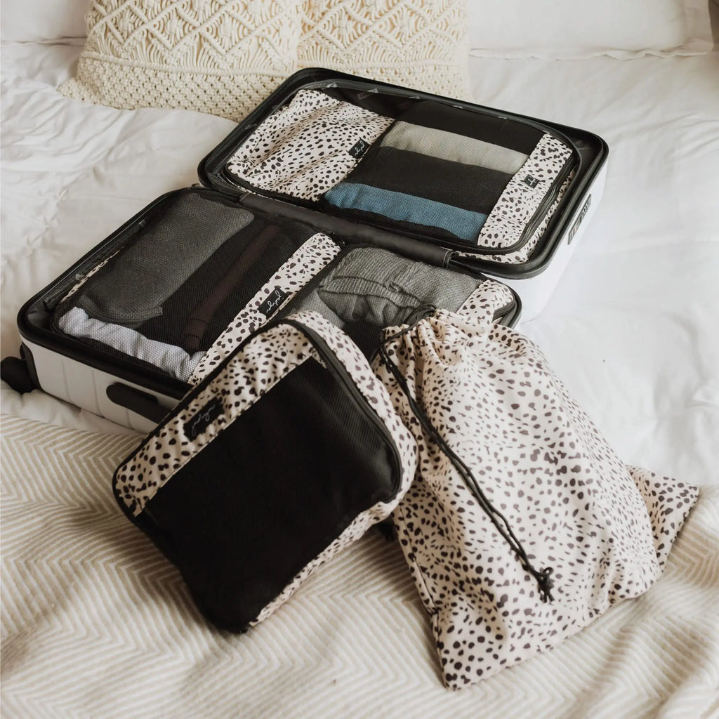 Jadyn 6-Piece Packing Cube Set {Cheetah Spot}