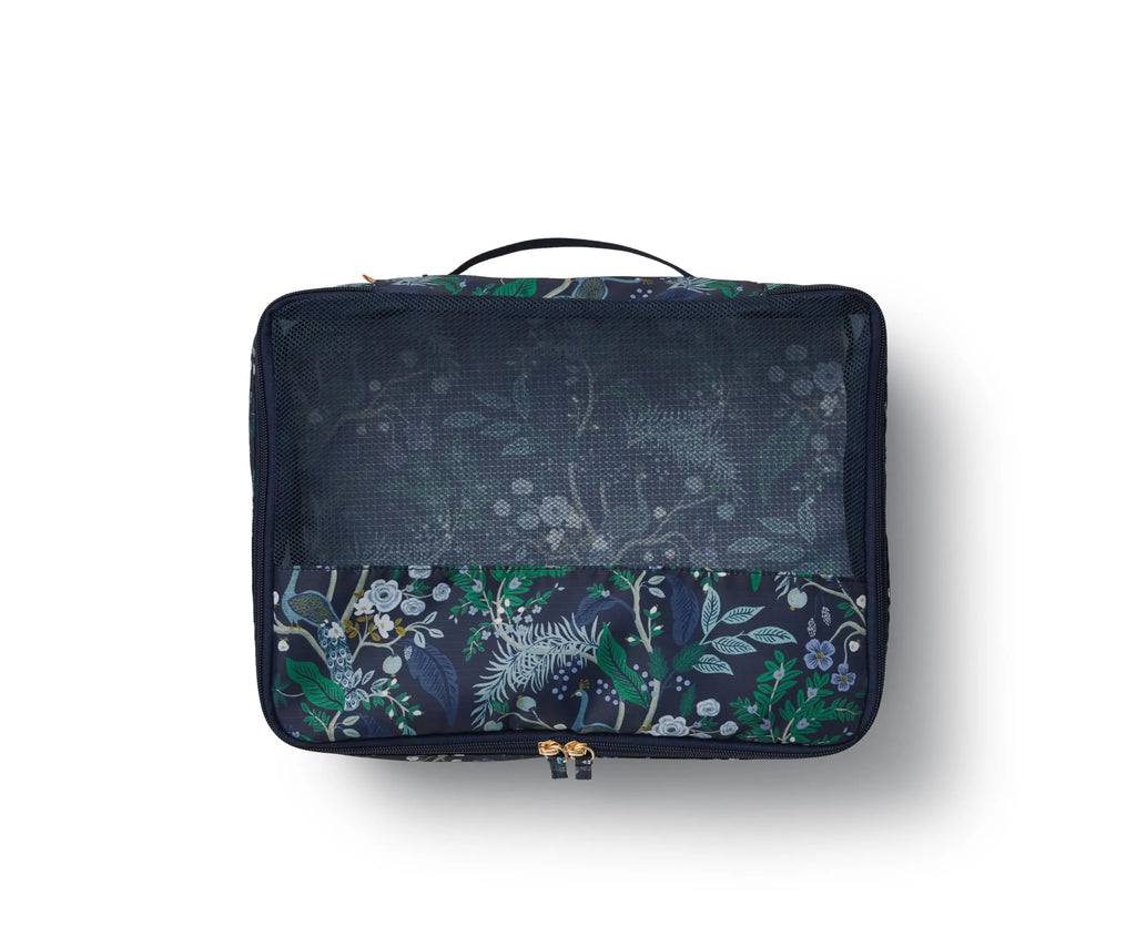 Rifle Paper Co. 3-Piece Packing Cube Set {Peacock}