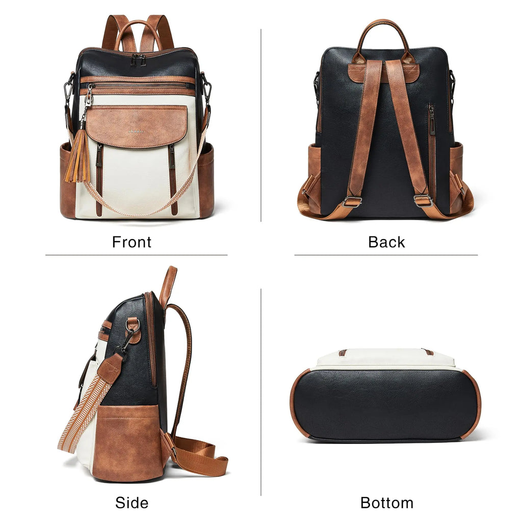Convertible Backpack Purse with Wristlet