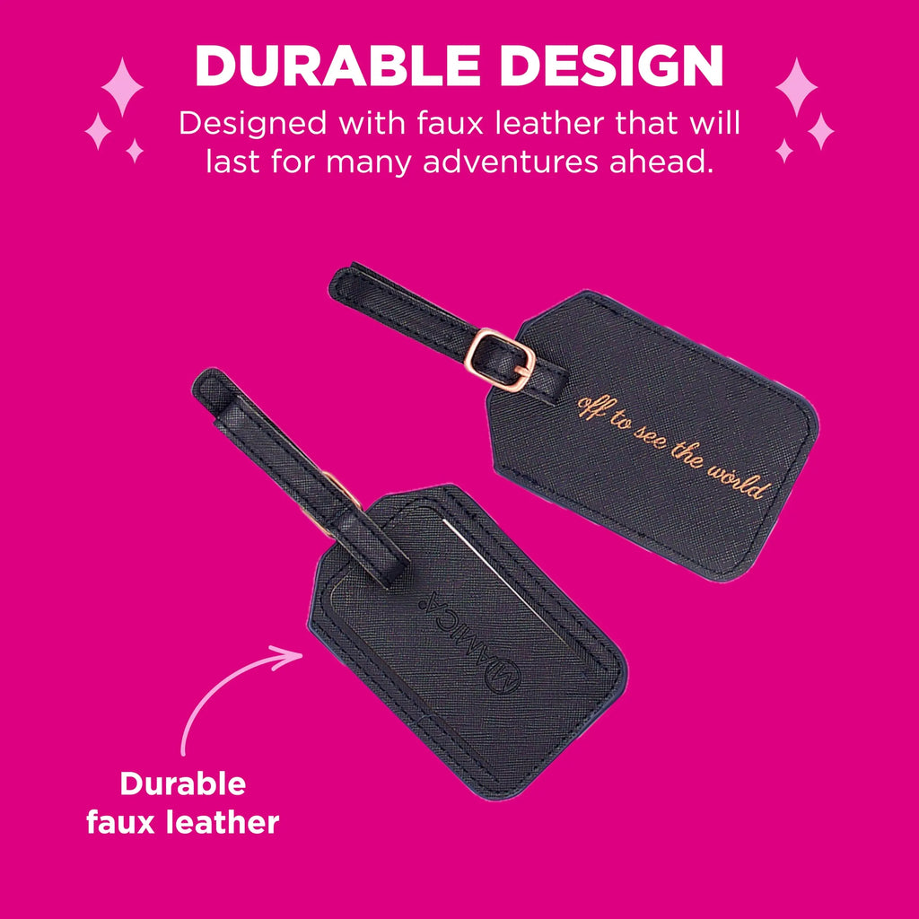 Miamica Adventure Awaits Luggage Tags Set (Navy)